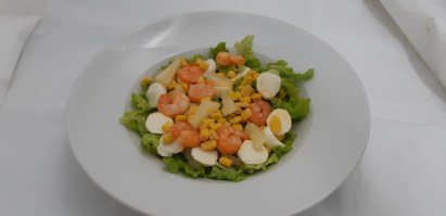 Salada Ananás e Camarão